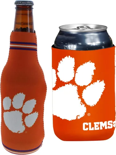 Miniatura 122 de College Team Color Logo Can & Bottle Holder Insulator Beverage Cooler Set
