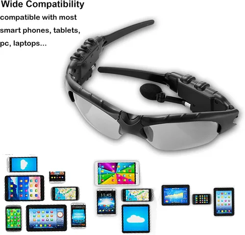 Miniatura 3 de Gafas de sol inalámbricas inteligentes auriculares manos libres estéreo 5.0 música gafas de sol hombres mujeres auriculares deportivos compatibles