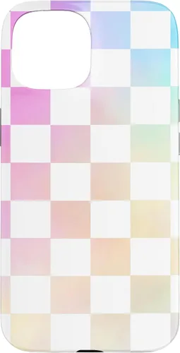 Miniatura 6 de Pastel Rainbow Checkerboard Checker Checked Pattern Case for iPhone 17