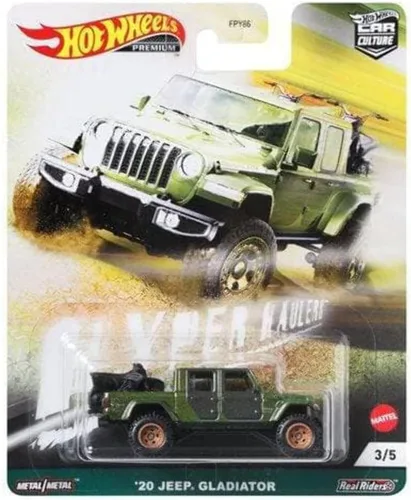 Hot Wheels Vehículos de leyendas del circuito cultural del automóvil para niños de 3 años en adelante, colección premium de vehículos a escala 1:64