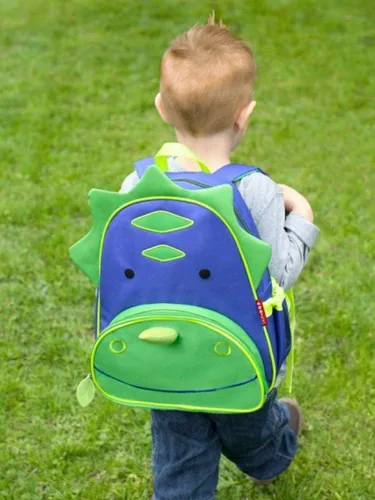 Miniatura 39 de Skip Hop - Mochila para preescolar, colección Zoo, para niños pequeños de 3 a 4 años, diseño de llama