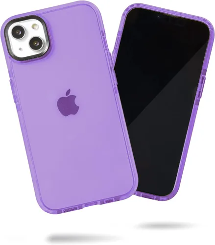 Miniatura 74 de SteepLab Funda de barrera para iPhone 13, protección de 360 grados que absorbe impactos con bisel elevado y colores llamativos (cielo azul brillante)