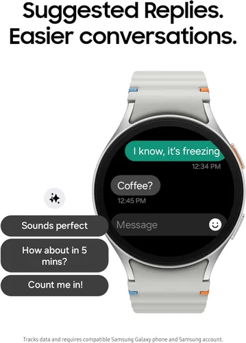 Miniatura 5 de SAMSUNG Galaxy Watch 7 40mm Bluetooth AI Smartwatch con puntuación de energía, consejos de bienestar, seguimiento de frecuencia cardíaca, monitor