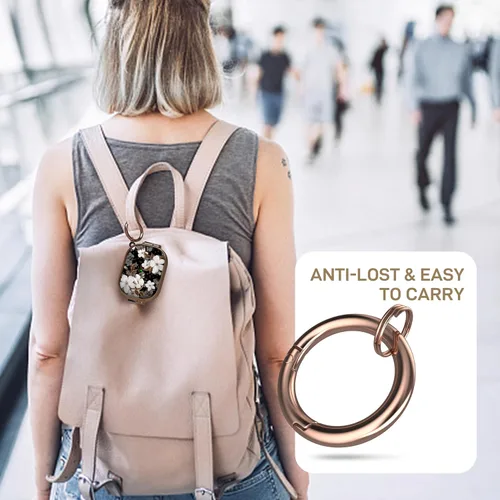 Miniatura 7 de Maxjoy Funda para AirPods Pro de 2ª/1ª generación con cerradura, bonita funda protectora rígida para AirPods Pro 2, funda protectora para AirPod Pro