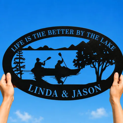 Miniatura 11 de efcustomgifts Regalo personalizado de aniversario de boda para parejas: letreros metálicos de hierro para el número 50, regalo de decoración