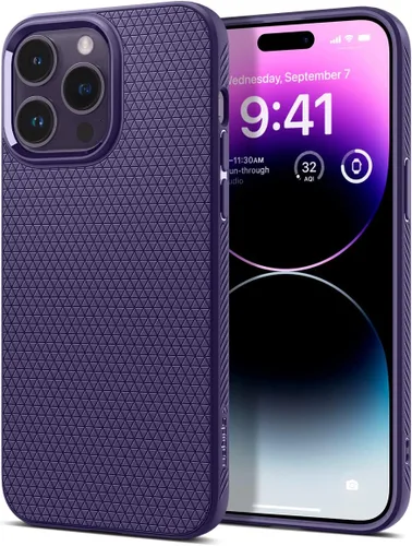Miniatura 29 de Spigen Liquid Air - Funda diseñada para iPhone 13 (2021), color negro mate