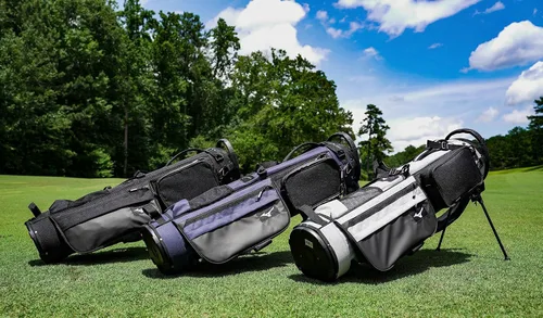 Miniatura 2 de Mizuno BR-D2 Bolsa de transporte para golf Divisor superior de 4 vías 2 divisores de longitud completa Correas de hombro duales Mini patas
