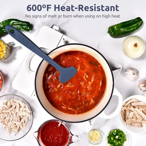 Miniatura 3 de U-Taste - Espátula de silicona extra grande de 14 pulgadas: U-Taste 600ºF, resistente al calor, flexible, mezcla, agitación, raspado, tazón