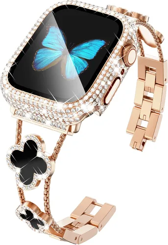 Miniatura 22 de KADES Compatible con Apple Watch Series 10 de 1.81 pulgadas/1.65 pulgadas, Series 9, 8, 7, 1.77 pulgadas, Series 6, 5, 4, SE de 1.73 y 1.57