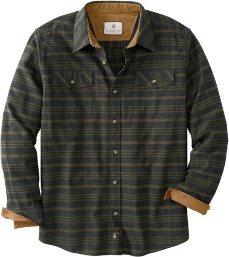 Miniatura 15 de Legendary Whitetails - Camisa de franela para hombre de manga larga con botones, ajuste relajado