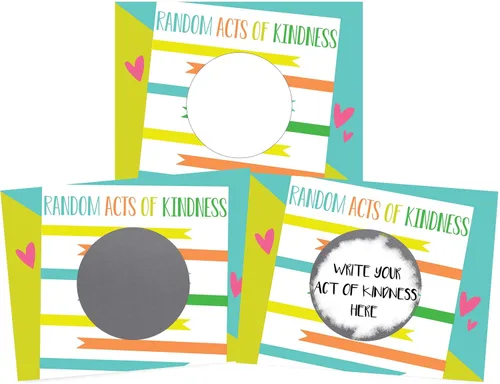 Miniatura 16 de My Scratch Offs - Paquete de 20 Mini Tarjetas Rasca y Gana DIY de Corazón Rosa para San Valentín con Calcomanías, 3x4 Pulgadas, Notas de Amor