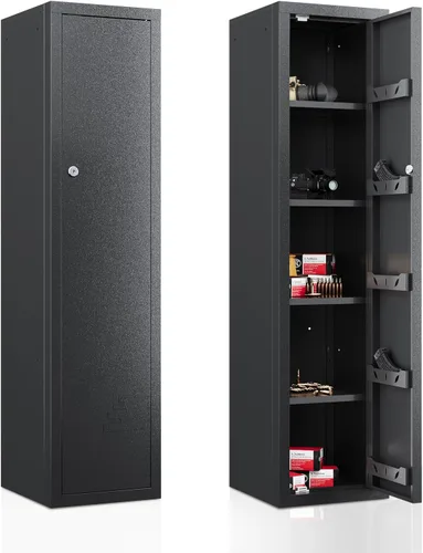 Miniatura 7 de KAER Gabinete seguro para armas 15-20, 2 en 1, cajas fuertes grandes para rifles y pistolas, para rifles y pistolas para rifles y pistolas