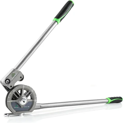 Miniatura 7 de WISSCOOL Doblador de Tubo de 3/8" con Rodillo Tubo Doblador de Tubos 0-180° Herramienta HVAC para Tubos de Cobre, Aluminio, Hierro y Acero