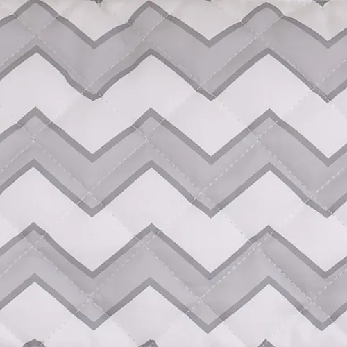 Miniatura 4 de Almohadilla para silla alta Chevron gris y blanco suave Cojín de repuesto fácil de instalar que se adapta a la mayoría de sillas altas de arnés