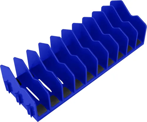 Miniatura 10 de HURRICANE Estante Organizador de Alicates, Estante para Alicates y Cortadores de 10 Ranuras con Base de Goma Antideslizante, Organizador y Amarillo