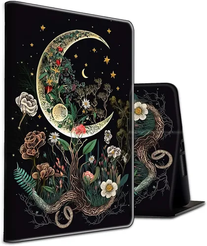 Miniatura 14 de Funda para tablet Fire 7 (12ª generación, versión 2022), delgada, a prueba de golpes, delgada, de piel sintética, con función de apagado/encendido