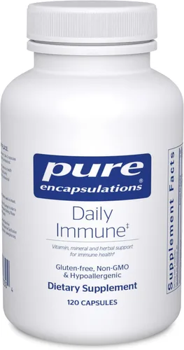 Pure Encapsulations Daily Immune | Fórmula integral de apoyo inmunológico con vitaminas, minerales y apoyo herbal | 120 cápsulas*