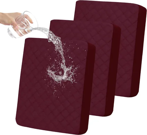 Miniatura 26 de Easy-Going Fundas de Cojines de Sofá Impermeables, Fundas Antideslizantes a Prueba de Fugas para Asientos de Sofá, Protector de Muebles Acolchado