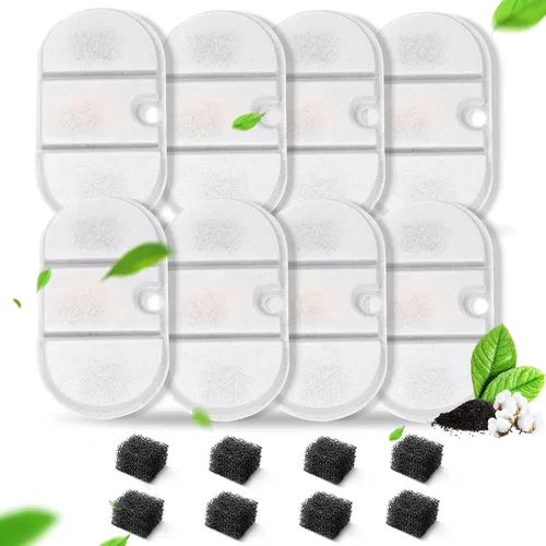 Miniatura 7 de 16 paquetes de filtros de repuesto para fuente de agua para gatos compatibles con la fuente de agua PETLIBRO Capsule para mascotas: PLWF002, 71