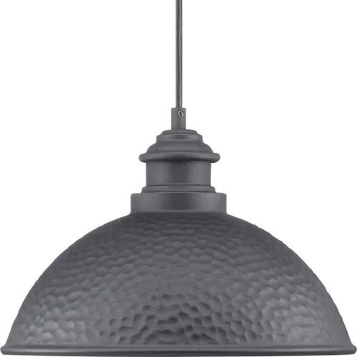 Miniatura 3 de Progress Lighting Englewood Collection - Farol colgante para exteriores con 1 luz, color negro