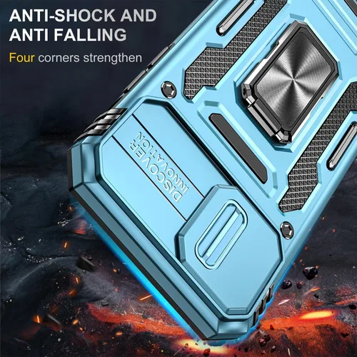 Miniatura 64 de Funda para iPhone 13 Pro con funda para cámara, con soporte de anillo para soporte, con función de montaje magnético para automóvil, para iPhone 13