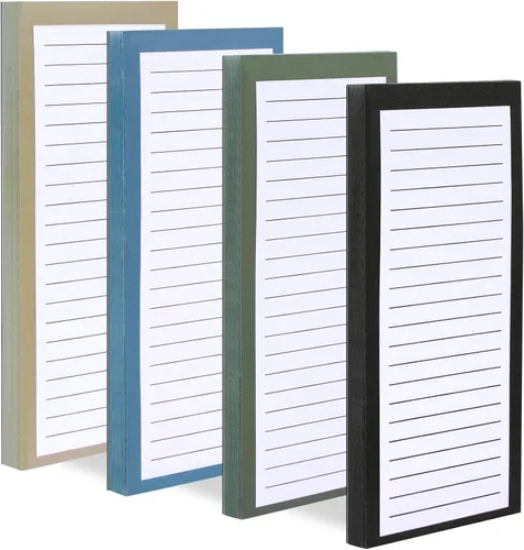 Miniatura 14 de 4 paquetes de blocs de notas magnéticos para nevera, gran almohadilla magnética para lista de comestibles para nevera, diseño completo con parte