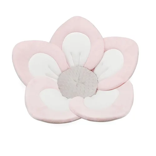 Miniatura 6 de PandaEar Almohadilla de baño para bebé recién nacido Flor suave 5 pétalos para fregadero, bañera, regalo esencial de ducha (rosa)
