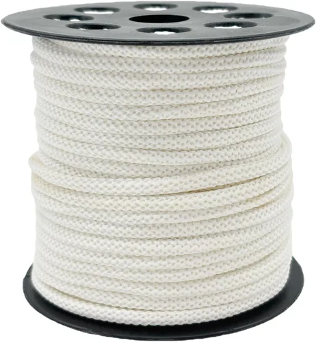 Miniatura 18 de Cuerda trenzada de macramé de 5/64 pulgadas de colores surtidos – Cuerda de poliéster hecha a mano de 100 yardas para hacer joyas, ganchillo, asa