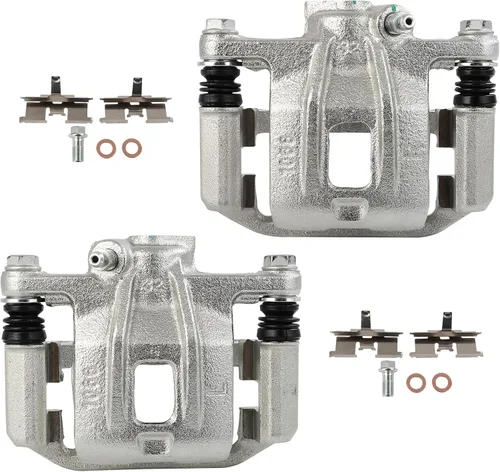 Miniatura 20 de cciyu Conjunto de pinza de freno trasera izquierda 18B4644A con soporte para Buick Rendezvous, para Chevy Venture, para Oldsmobile Silhouette