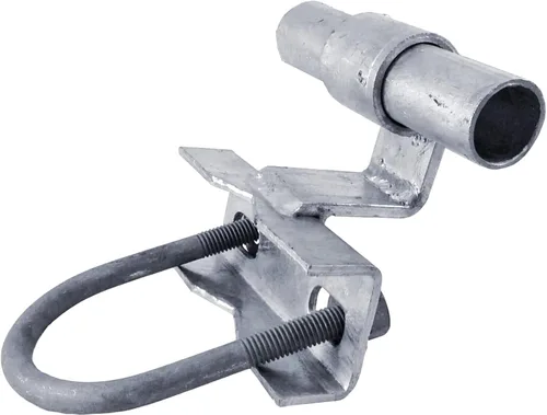 Jake Sales Soporte de riel de puerta corredera/rodante: para tubería de pista de 1-5/8" y poste (1-5/8"-2-7/8") cantidad. 1