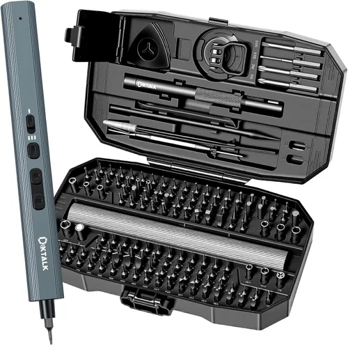 Miniatura 11 de Kit de herramientas de reparación electrónica 49 en 1 con puntas magnéticas S2, destornillador de precisión, puntas extendidas, pinzas, herramienta