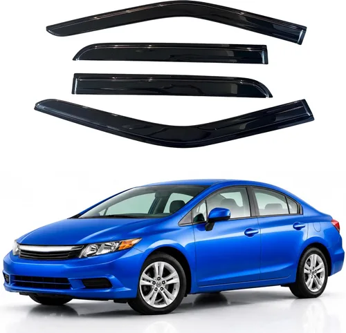 Miniatura 179 de Visor para ventana IG para Hyundai Venue 2020-2023, protector contra la lluvia, adhesivo extra duradero, deflector de viento para lado
