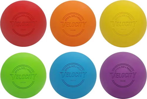 Miniatura 91 de Pelotas de lacrosse Velocity - 1, 2, 3, 6, 12, 18, 24, 36, 60 y 120 paquetes - para práctica, tamaño oficial aprobado por la NFHS y la universidad