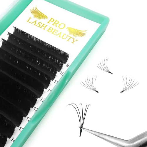 Miniatura 11 de Easy Fan Volume Lashes - Extensiones de Pestañas de Volumen - Pestañas de Florecimiento Rápido - Extensiones de Pestañas de Mega Volumen - Rizo C D