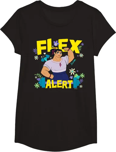 Miniatura 5 de Disney Encanto Luisa Madrigal Flex Alert Camiseta, Negro