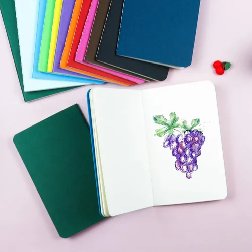 Miniatura 7 de Paquete de 60 Mini Cuadernos de 3.5 x 5.5 Pulgadas, Mini Diarios Blocs de Notas para Niños, Juego de Cuadernos de Bolsillo Pequeño, 12 Colores Para
