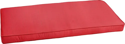 Miniatura 33 de Sorra Home CBENCH - Cojín de banco para interiores y exteriores, 60 pulgadas de ancho x 18 pulgadas de profundidad, color plateado fundido Sunbrella