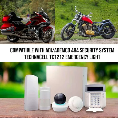 Miniatura 6 de Casil Batería de repuesto de 12V 1.2Ah compatible con el sistema de seguridad ADI/Ademco 484, luz de emergencia Technacell TC1212