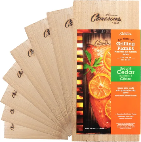 Miniatura 15 de Tablones para asar – Paquete de 2 tablas de cedro – Cedro occidental premium de 5.5 x 11.5 pulgadas para salmón a la barbacoa, mariscos, filetes