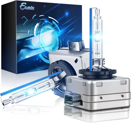Miniatura 8 de Erato D1S Compatible con 2007 2008 2009 2010 2011 2012 2013 2014 Escalade ESV EXT Bombillas de faro de xenón, 6000K 35W Luz blanca brillante Haz