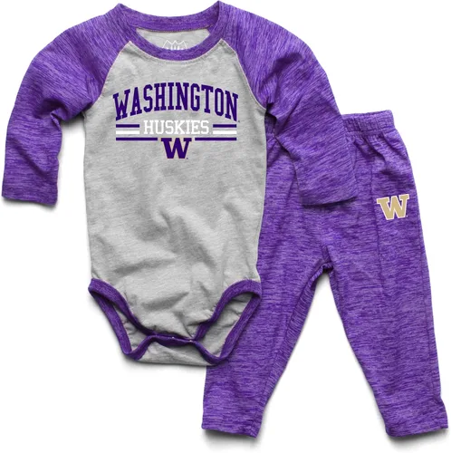 Miniatura 11 de Wes and Willy Baby College Sports Fan - Conjunto de una pieza y pantalón de manga larga