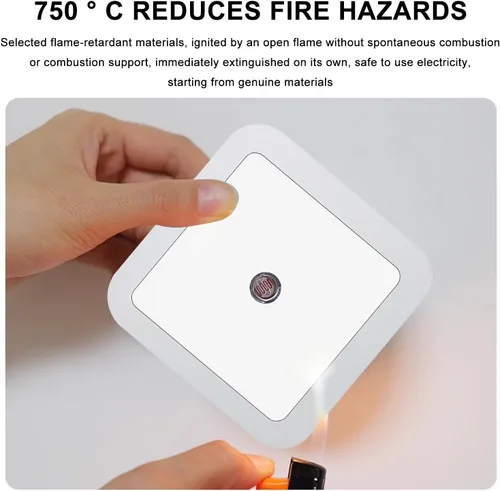 Miniatura 3 de Othmro Paquete de 4 luces nocturnas enchufables, sensor LED cálido automático del atardecer al amanecer, lámpara de mesita de noche pequeña