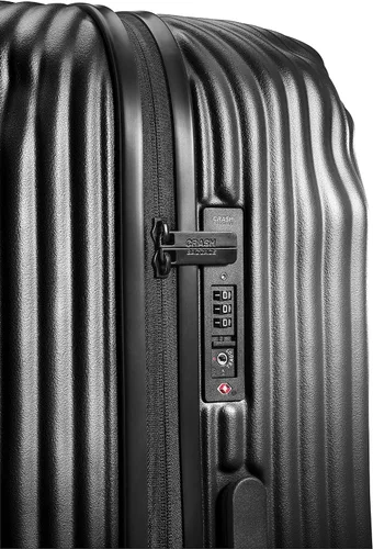 Miniatura 7 de CRASH BAGGAGE Maleta con carrito de rayas, Negro