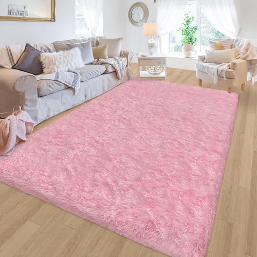 Miniatura 13 de Alfombras verdes para dormitorio de niños: alfombra de pasillo lavable de 2x6, alfombras pequeñas antideslizantes, esponjosas, suaves, peludas