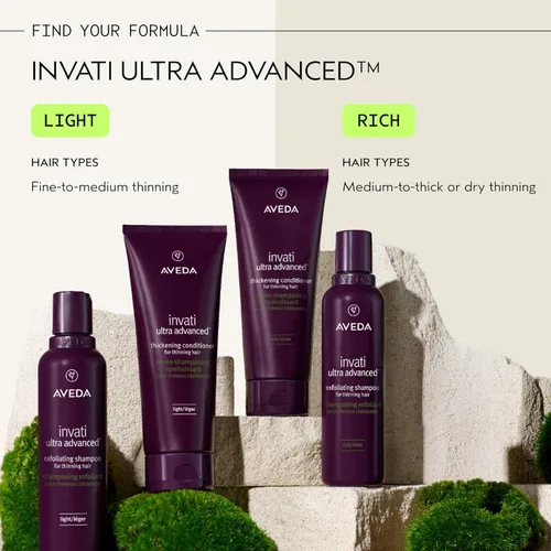 Miniatura 8 de Aveda Invati Ultra Advanced Exfoliating Shampoo Light & Rich Step 1 of 4 Reduces Hair Loss by 77% for Medium to Thick Thinning Hair Types