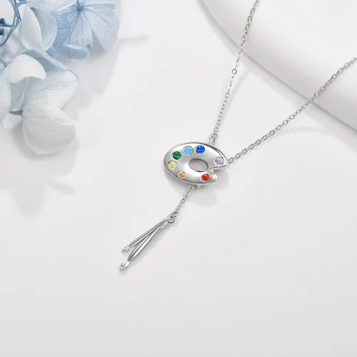 Miniatura 3 de CUPENDA Collar de plata de ley con colgante de zorroserpienteunicorniobúho en la lunaconejocaballo, joyería de regalo para mujeres, mamá, hermana