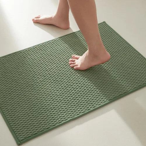 Miniatura 105 de TYUU Alfombras de Baño Antideslizantes Lavables, Tapete de Baño Súper Absorbente Delgado de Pila Baja para Secar Rápido, Alfombra de Baño Pequeña