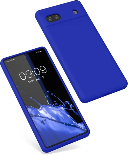 Miniatura 475 de kwmobile Funda Compatible con Google Pixel 6 Pro - Funda de teléfono de silicona TPU con acabado suave - Azul Arrecife