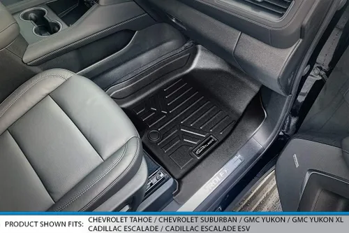 Miniatura 3 de SMARTLINER - Juego de 3 filas y forro de carga Compatible con Cadillac Escalade 2021-2025
