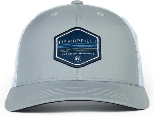 Miniatura 2 de Fish Hippie Gulfstream Trucker Hat Malla trasera Cierre ajustable Snapback